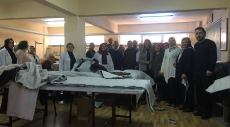 Depremzedeler için eksi 20 dereceye kadar dayanıklı uyku tulumu üretiyorlar