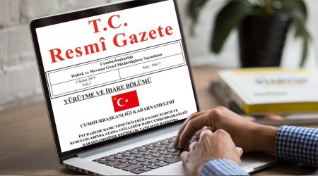 Ek deme Resmi Gazetede