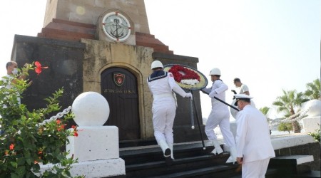 Erturul Firkateyni ehitleri Mersin'de anld