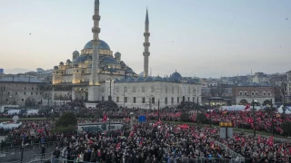 stanbul'da Filistin'e destek eylemi