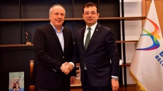 İmamoğlu, İnce'nin seçimlerde kendilerine destek vereceğini açıkladı