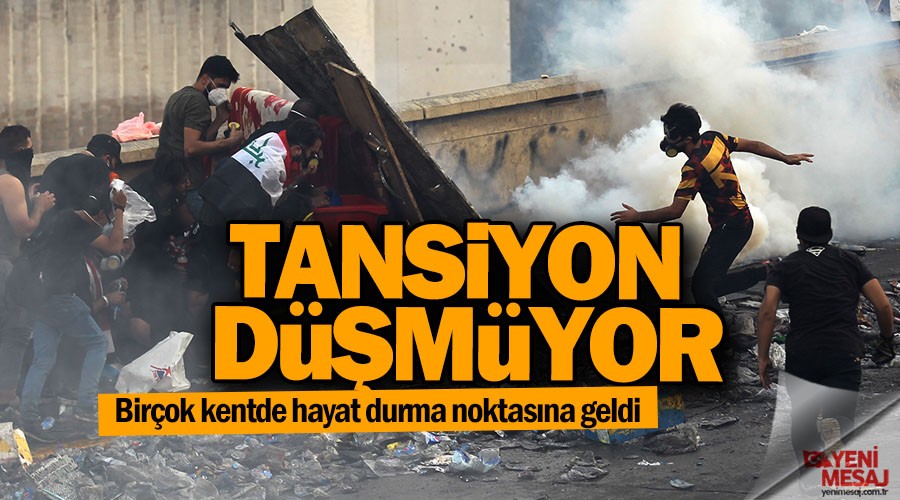 Irak'ta gösteriler devam ediyor