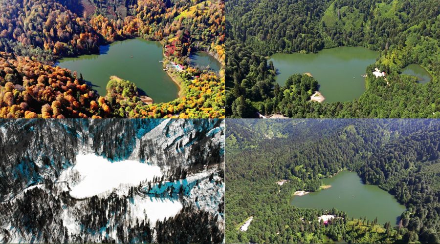 Karagöl, dört mevsim büyülüyor