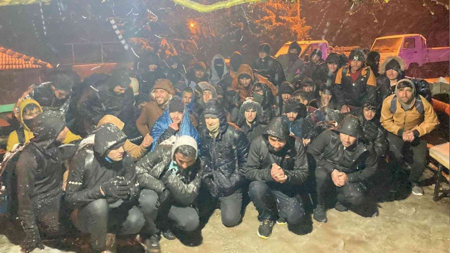 Kırklareli'de 187 kaçak göçmen yakalandı