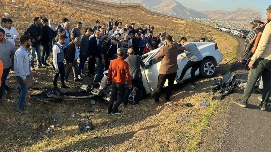 Mardin'de trafik kazası: 2'si ağır 6 yaralı