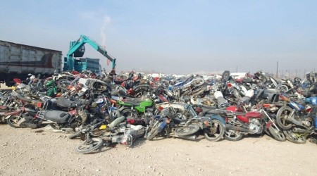 Otoparktaki bin 806 araç MKE'ye gönderildi