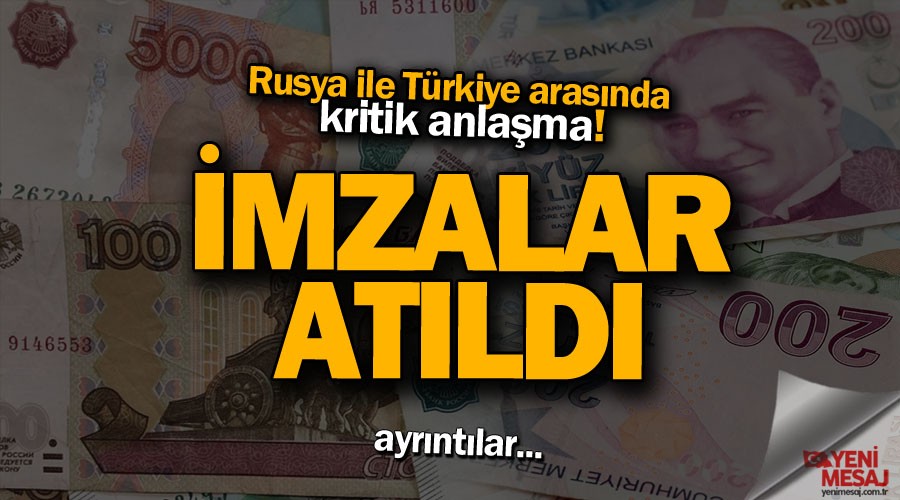 Rusya ile Türkiye arasında 'Milli Para' imzası!