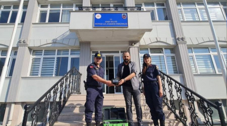 Sinop'ta sel sonras bulunan 200 bin liralk cihaz, sahibine teslim edildi