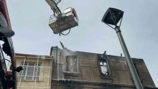 Tarihi çarşıda korkutan yangın