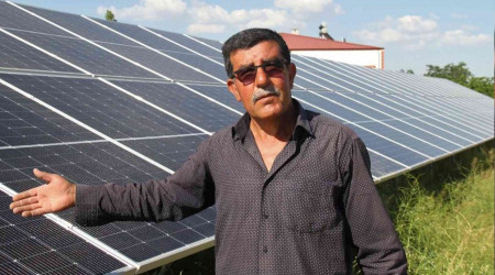 Tasarruf etmek iin GES kurdu, gnlk 360 kilowatt elektrik boa gidiyor