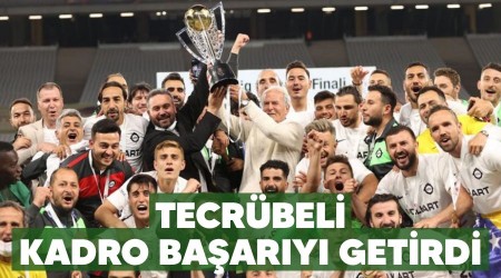 Tecrbeli kadro baary getirdi