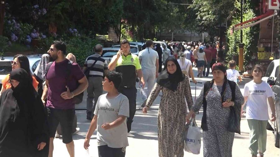 Termal, bayramda doldu taştı
