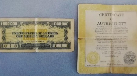 1 milyon dolar banknot ve sertifikası ele geçirildi