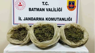 Batman'da bir evde 21 kilo esrar bulundu