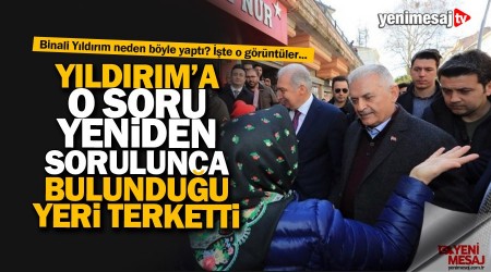 Şaşırtan görüntü! Binali Yıldırım, Kotil'den kaçtı