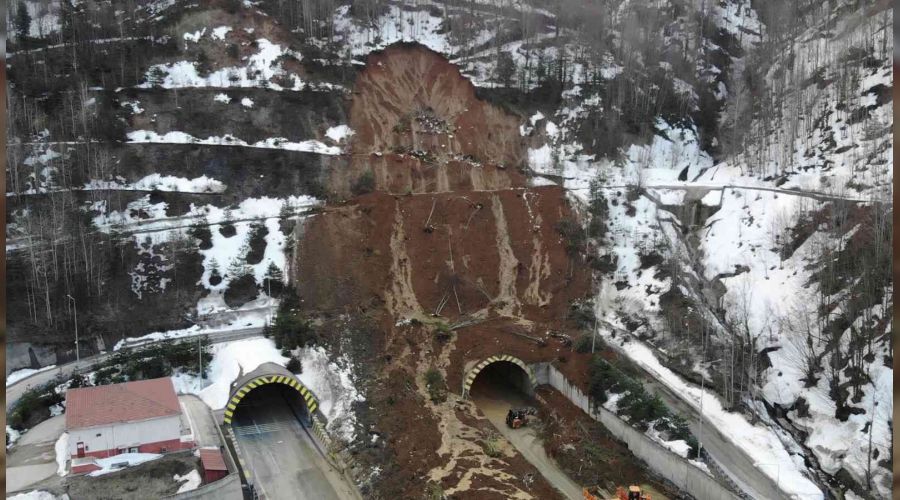 Bolu Dağı Tüneli'nde çalışmalar sürüyor