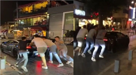 Bu aracı itmek herkese nasip olmaz