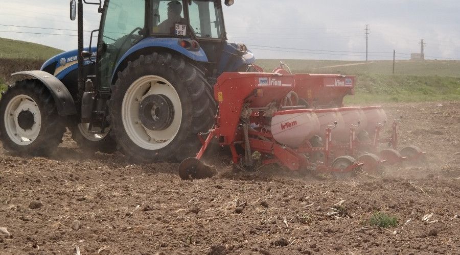 Çiftçiler silajlık mısır ekimine başladı