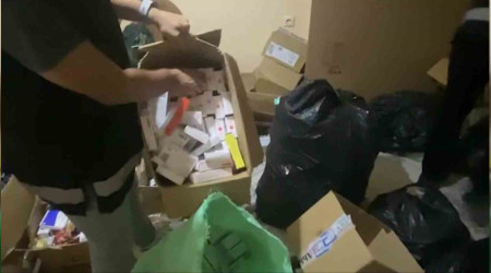 Hatay'da 55 bin tıbbi ilaç ele geçirildi