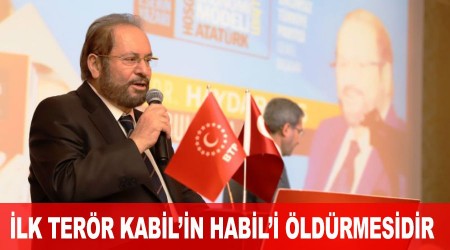 lk terr Kabil'in Habil'i ldrmesidir