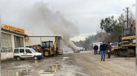 İmamın LPG'li otomobili alev topuna döndü