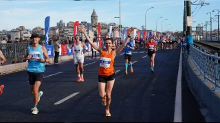 stanbul Maratonu'nda kadn koucu says artt