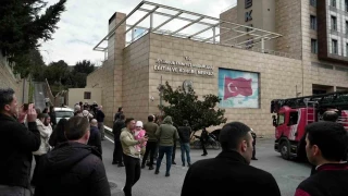 İstanbul'da polisevinde yangın paniği