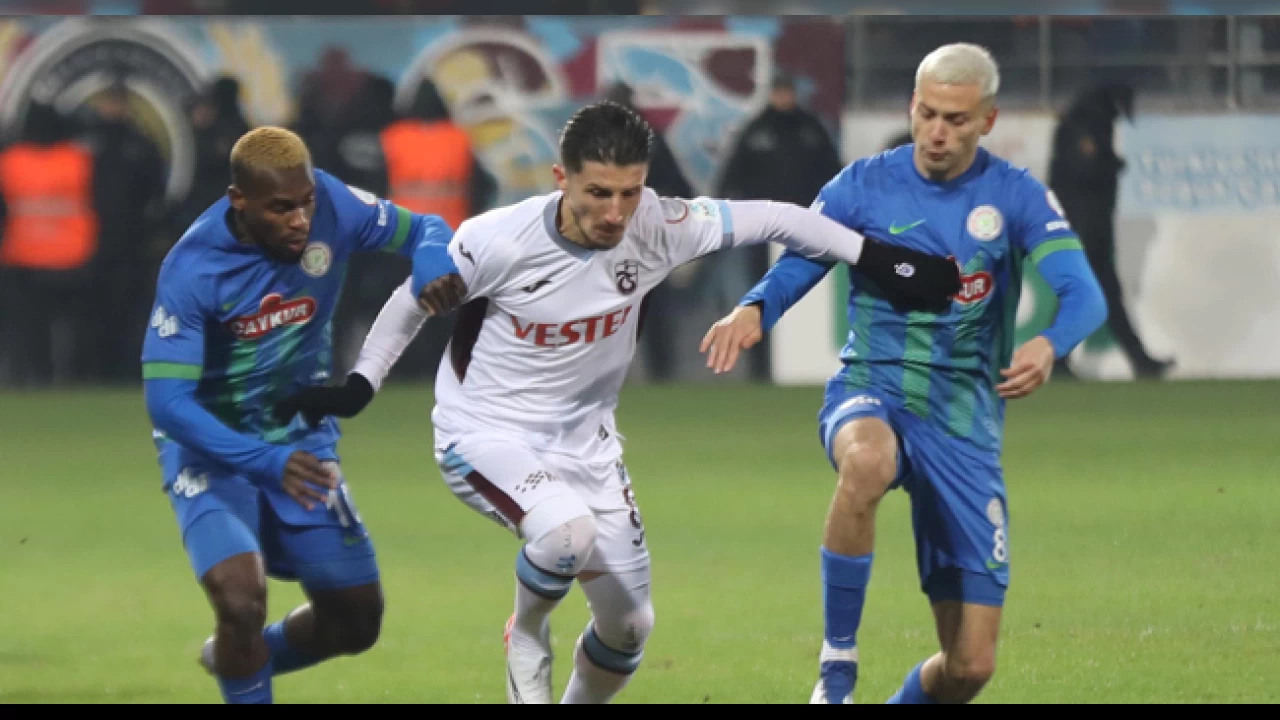 Karadeniz derbisinde Rizespor güldü