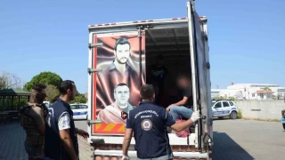 Kırklareli'nde kamyon dolusu kaçak yakalandı