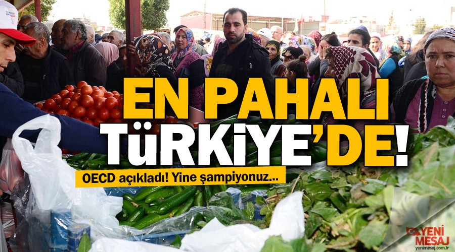 OECD açıkladı! En pahalı gıda Türkiye'de