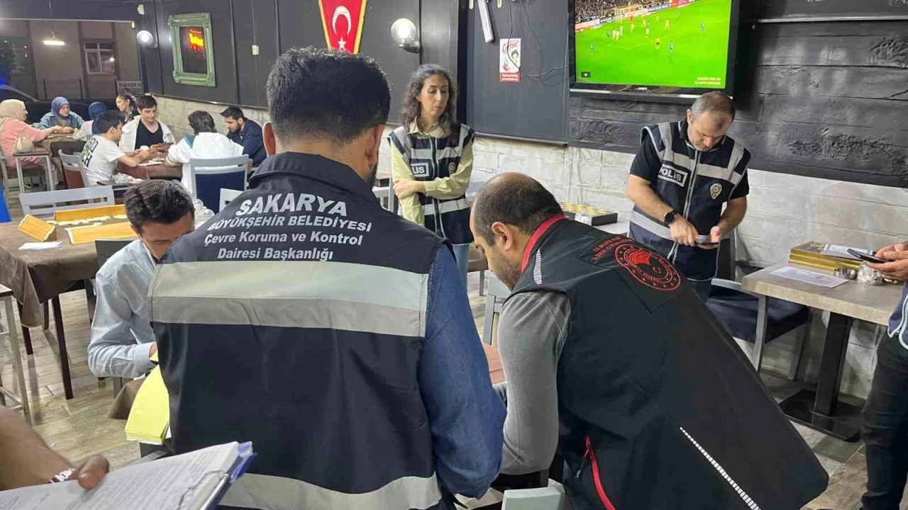 Sakarya'da kafeler blgesinde geni apl denetim