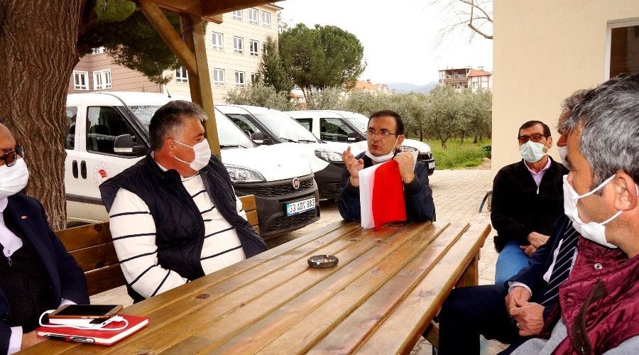 Sarıgöl'de hibe destekleri ile ilgili toplantı yapıldı