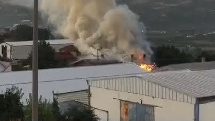 Tokat'ta ekmek fabrikasında yangın