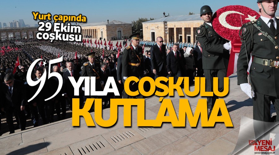 95. yıla coşkulu kutlama