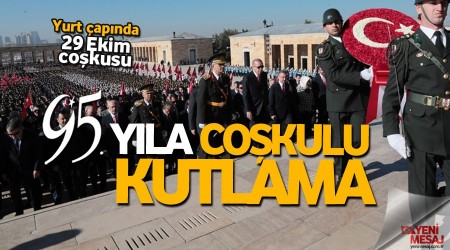 95. yıla coşkulu kutlama