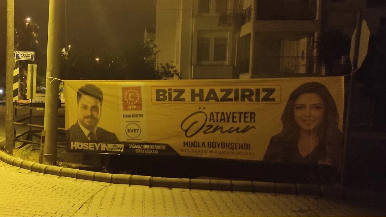 Afişleri kesilen BTP adayı isyan etti; siyasi münafıklık yapmayın!