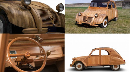 Ahşap otomobil rekor fiyata satıldı