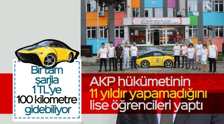 AKP hkmetinin 11 yldr yapamadn lise rencileri yapt