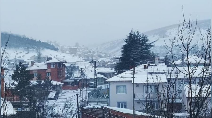 Bozüyük kar altında