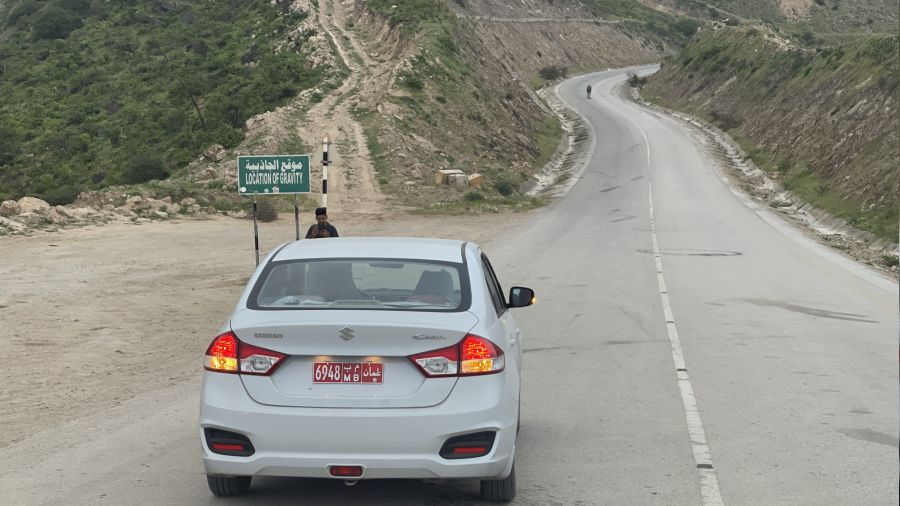 Bu yolda yer çekiminin olmadığı iddia ediliyor!