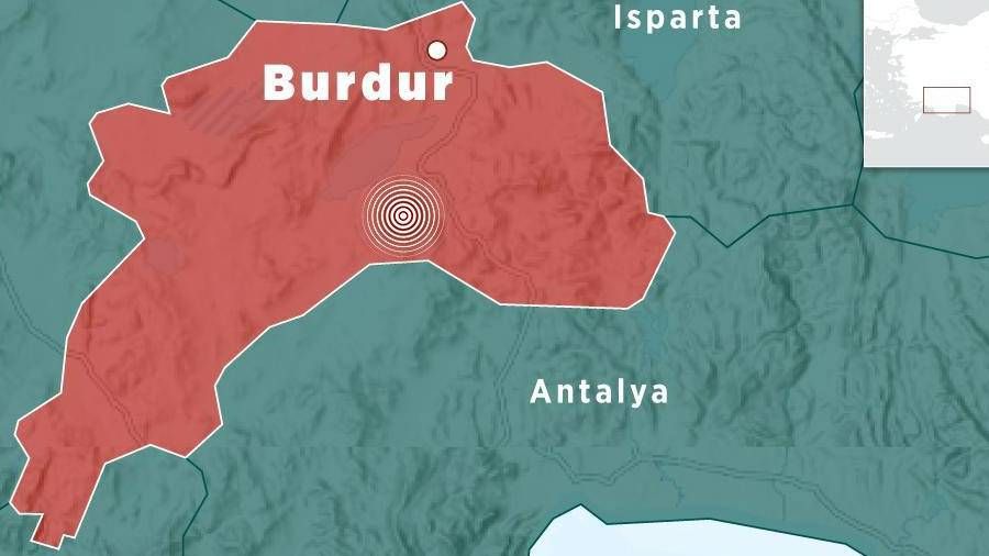 Burdur'da 4,4 büyüklüğünde deprem