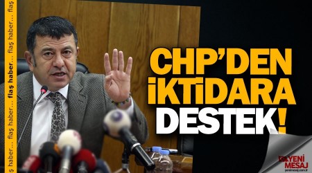 CHP'den iktidara destek