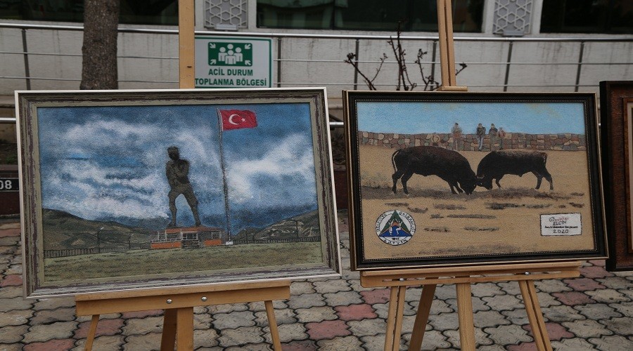 Çoruh’un taşları sanat eserine dönüşüyor