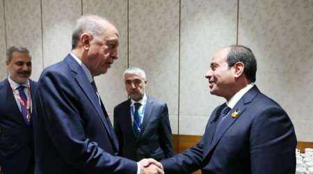 Cumhurbaşkanı Erdoğan, Mısır Cumhurbaşkanı Sisi ile görüştü