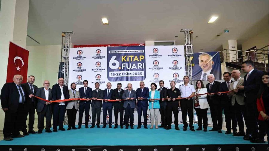 Denizli'nin dev kitap fuarı 6. kez kapılarını açtı