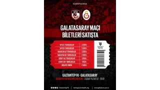 Gaziantep FK-Galatasaray ma biletleri cep yakyor