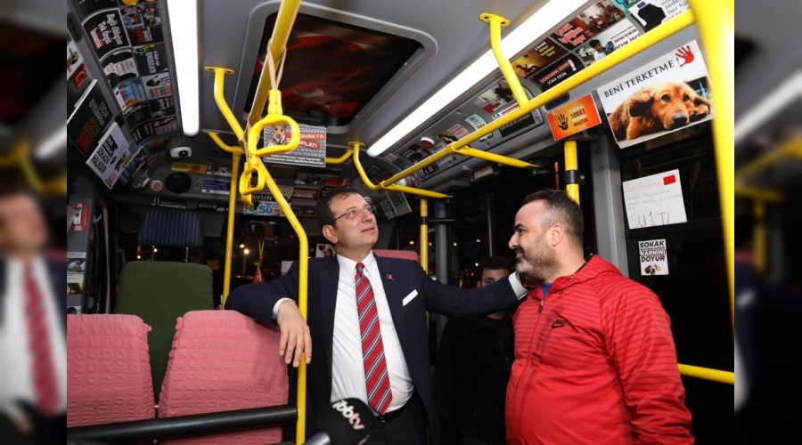 İmamoğlu’nu duygulandıran minibüs!