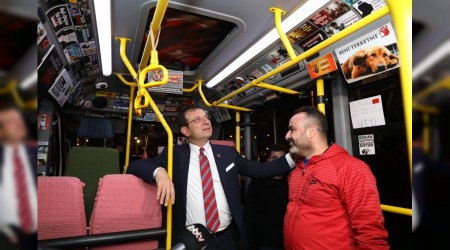 İmamoğlu’nu duygulandıran minibüs!