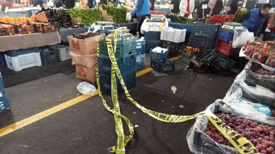 Pazar yerinde silahlı saldırı