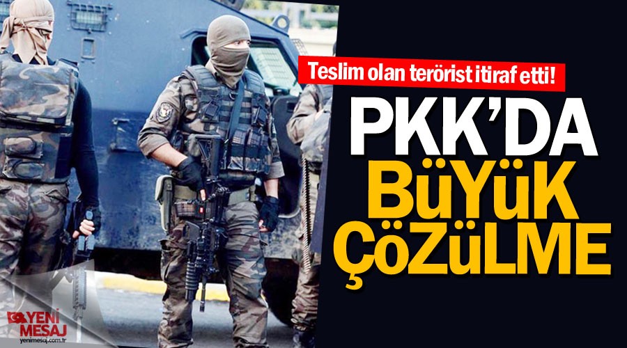 PKK hızla çözülüyor